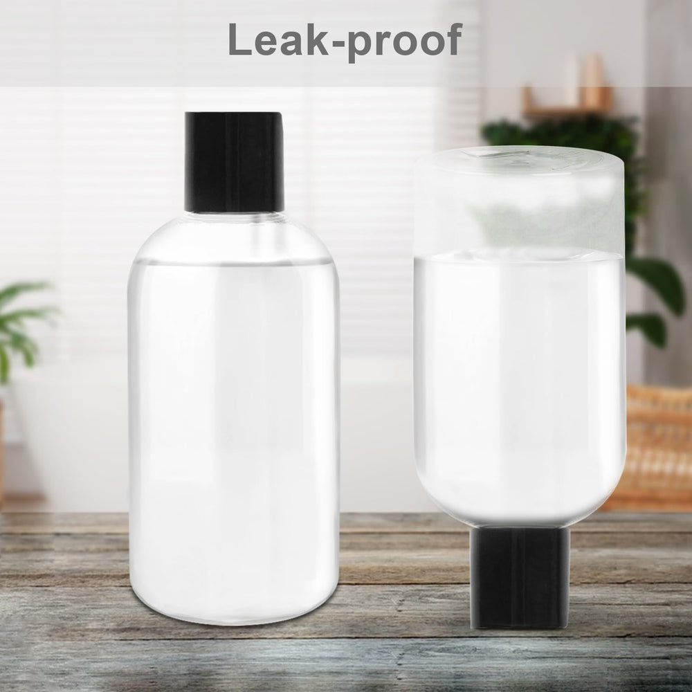 Neendohome shampoo bottle demo shows versatile use for toiletries.