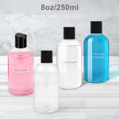 Neendohome squeeze-top design eases controlled dispensing of liquids.