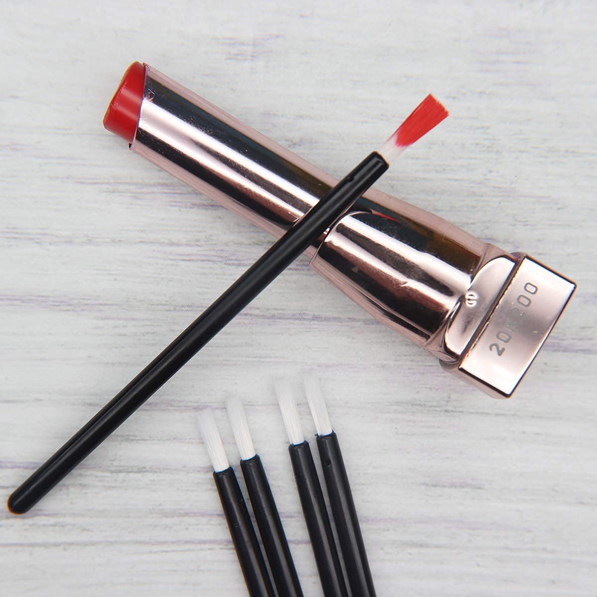 NEGEMEL black packaging highlights convenient disposable brushes