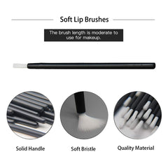 NEGEMEL cosmetic lip brush wand for clean and precise makeup