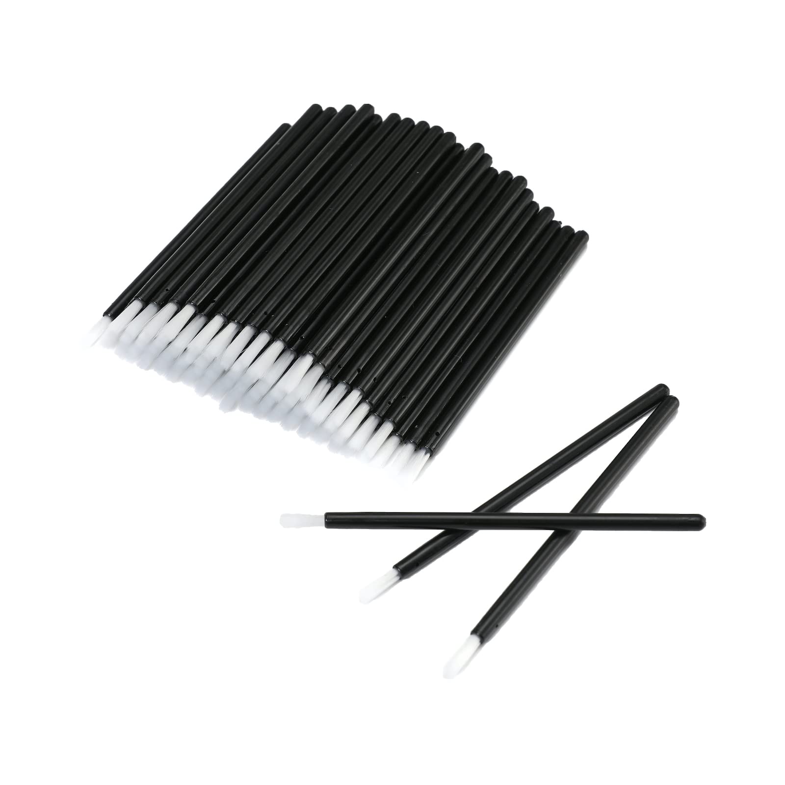 NEGEMEL disposable lip brush with soft head for smooth lip gloss application