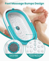 Nekteck tub highlights 138 acupressure nodes for foot comfort
