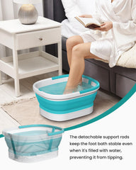 Nekteck foot soaking tub open ready for a full foot spa
