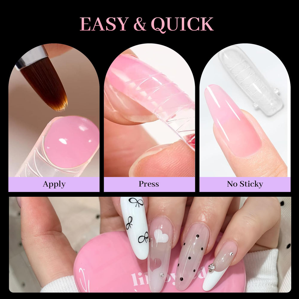Nelrona French tip stickers for crisp edge designs.