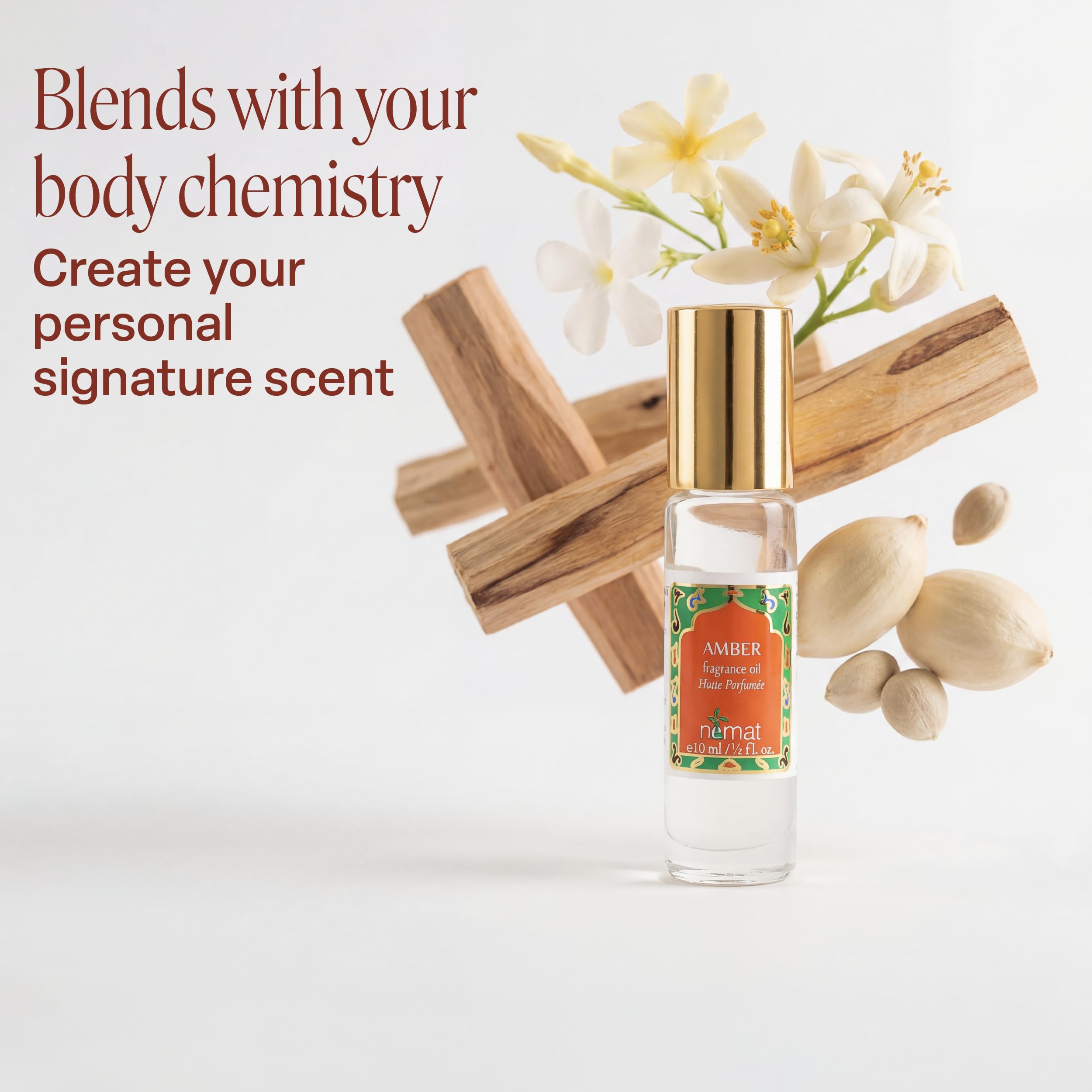 Nemat Amber Roll-On 2-pack packaging, gift-ready presentation.