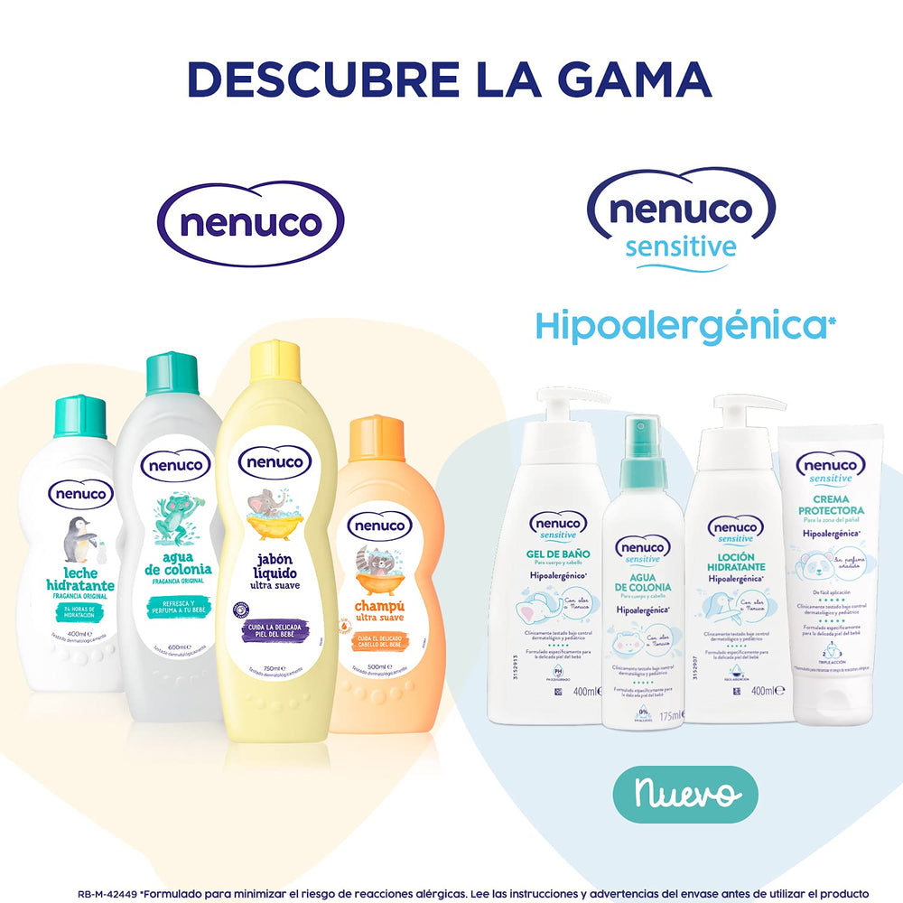 Nenuco Cologne applied on wrist demonstrates convenient, ready-to-use fragrance.