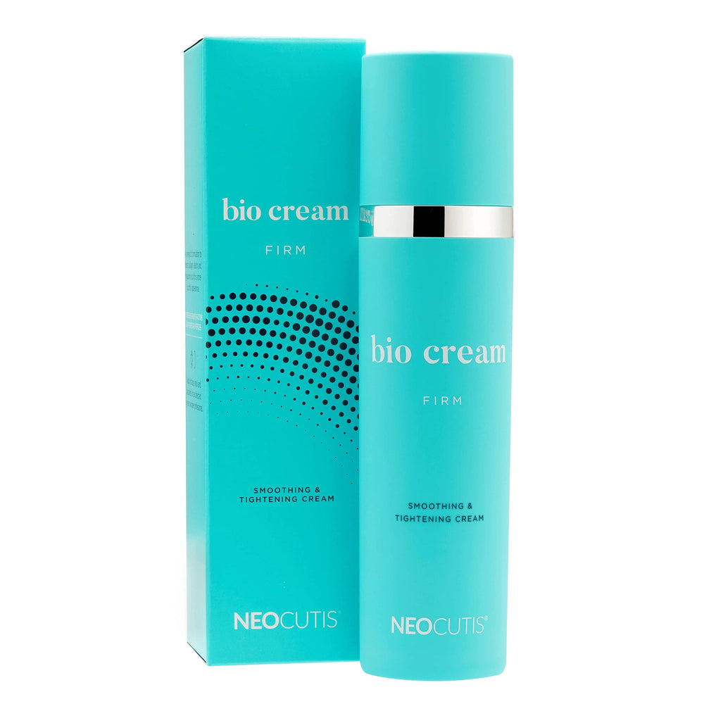 NEOCUTIS Bio Cream Firm packaging box highlighting premium formula and daily use