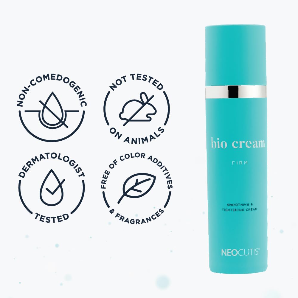 NEOCUTIS Bio Cream Firm pump dispenser shown for controlled application