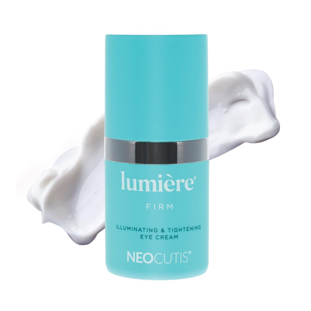 NEOCUTIS Lumière Firm eye cream bottle showing the product ready for use