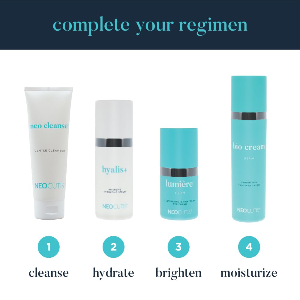 Gentle dab around the eye area with Lumière Firm