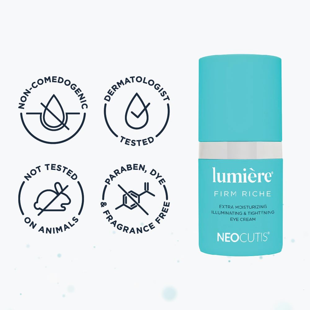 NEOCUTIS Lumiere Firm Riche sensitive-skin friendly formula in elegant packaging