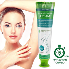 NEOMEN cream texture shown during application for even coverage.