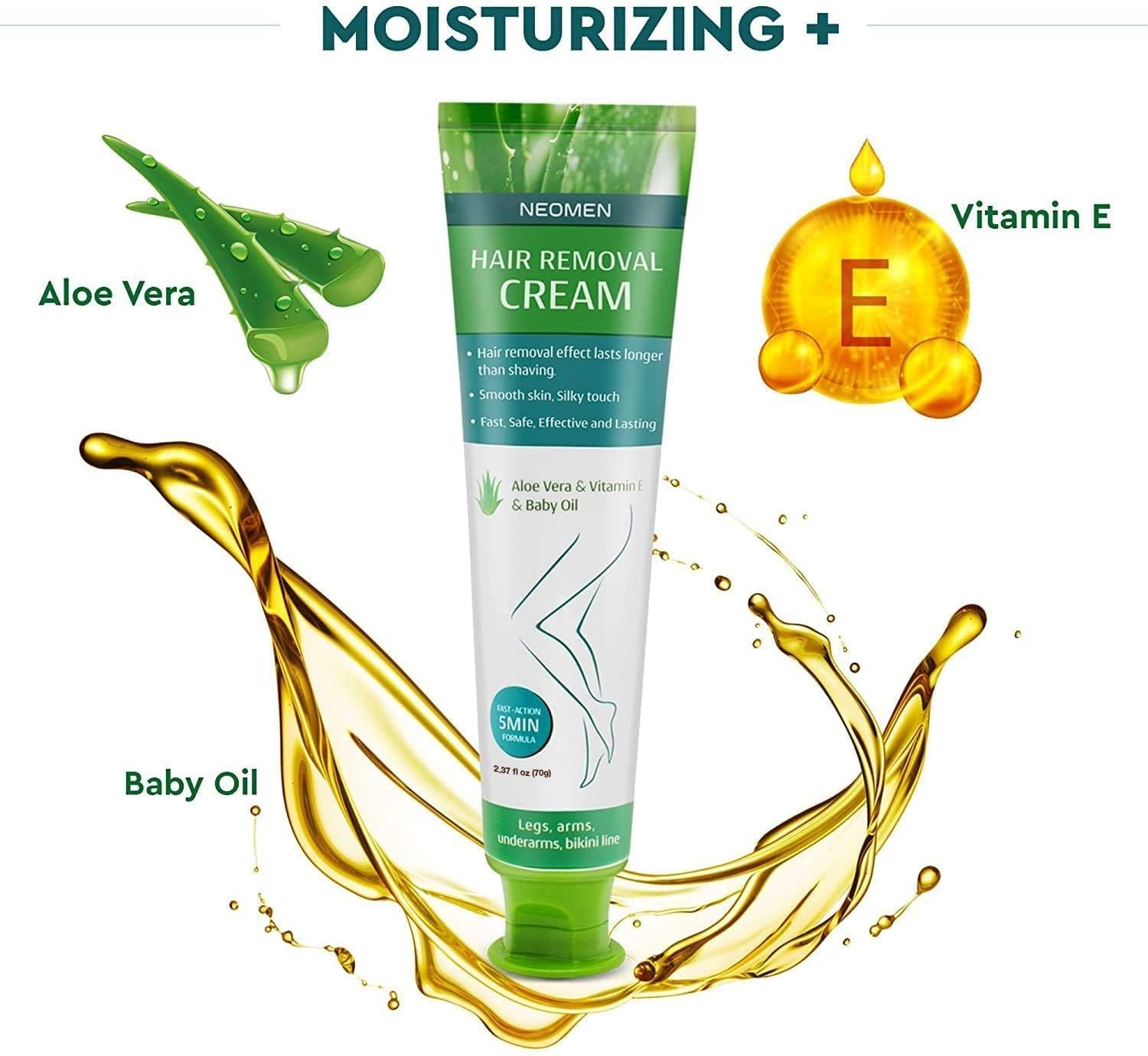 NEOMEN cream suitable for face use with precise coverage.
