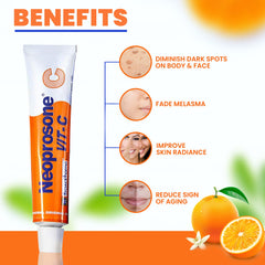 Neoprosone Gel Vitamina C para axilas, piel más suave.