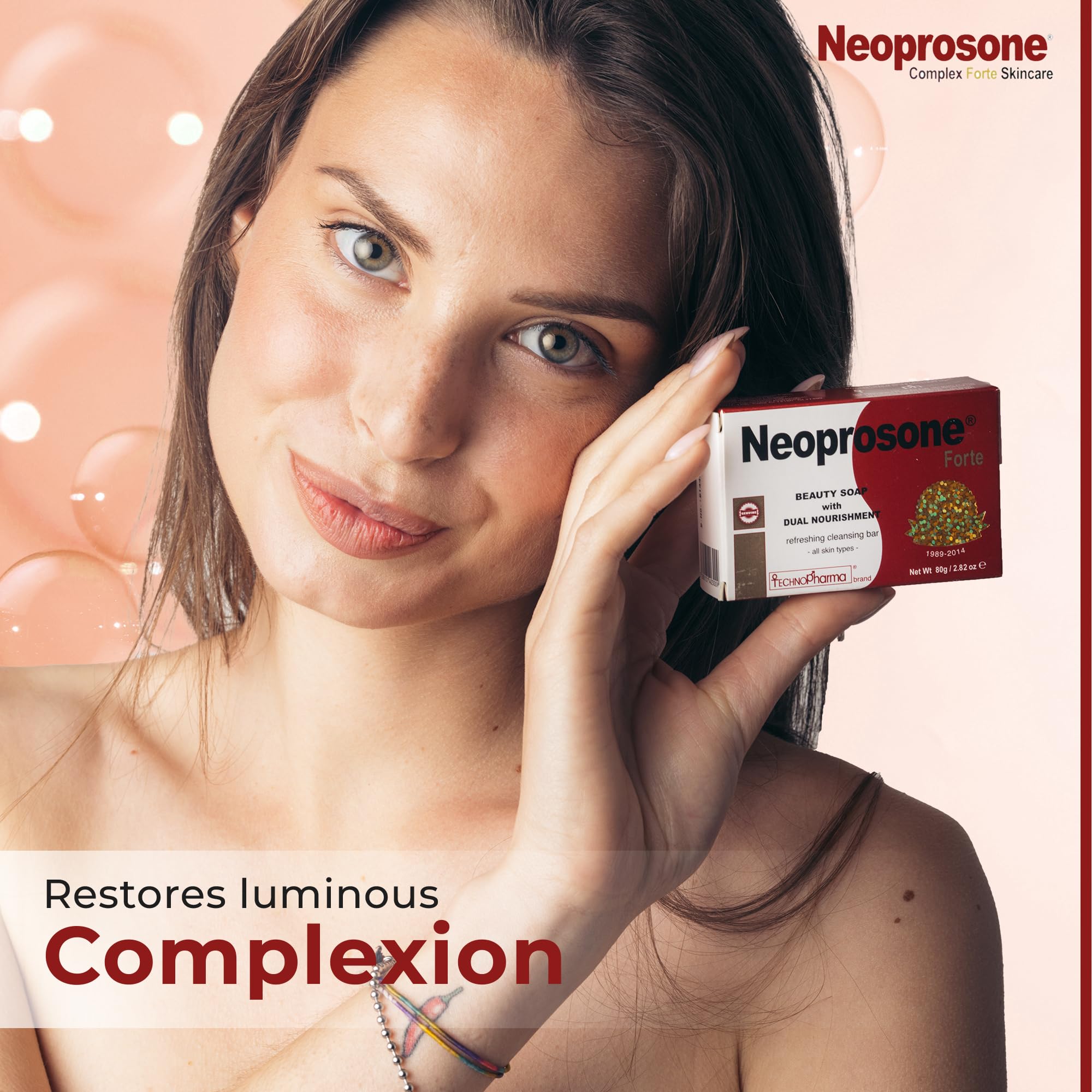Neoprosone Jabón aplicación cara cuerpo: uso versátil para rostro y cuerpo.