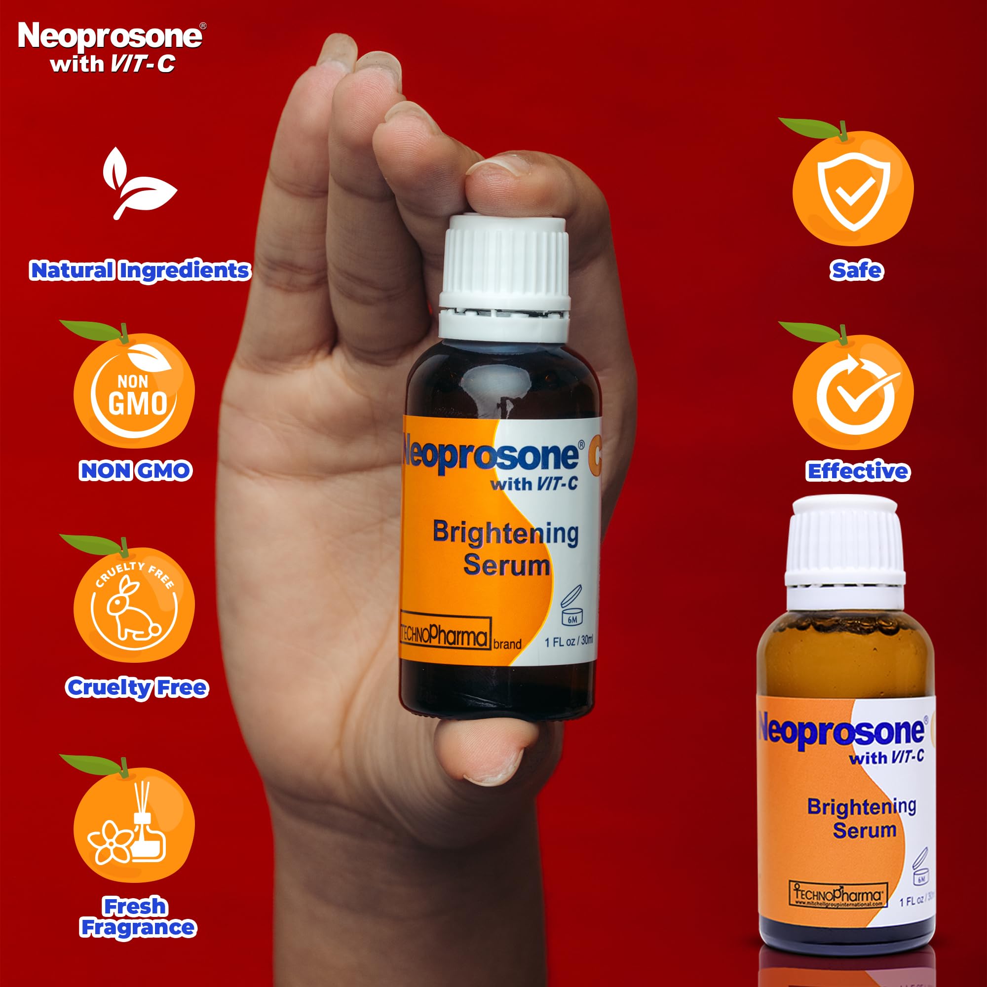 Protección solar SPF 50 complementa el tratamiento con Neoprosone.