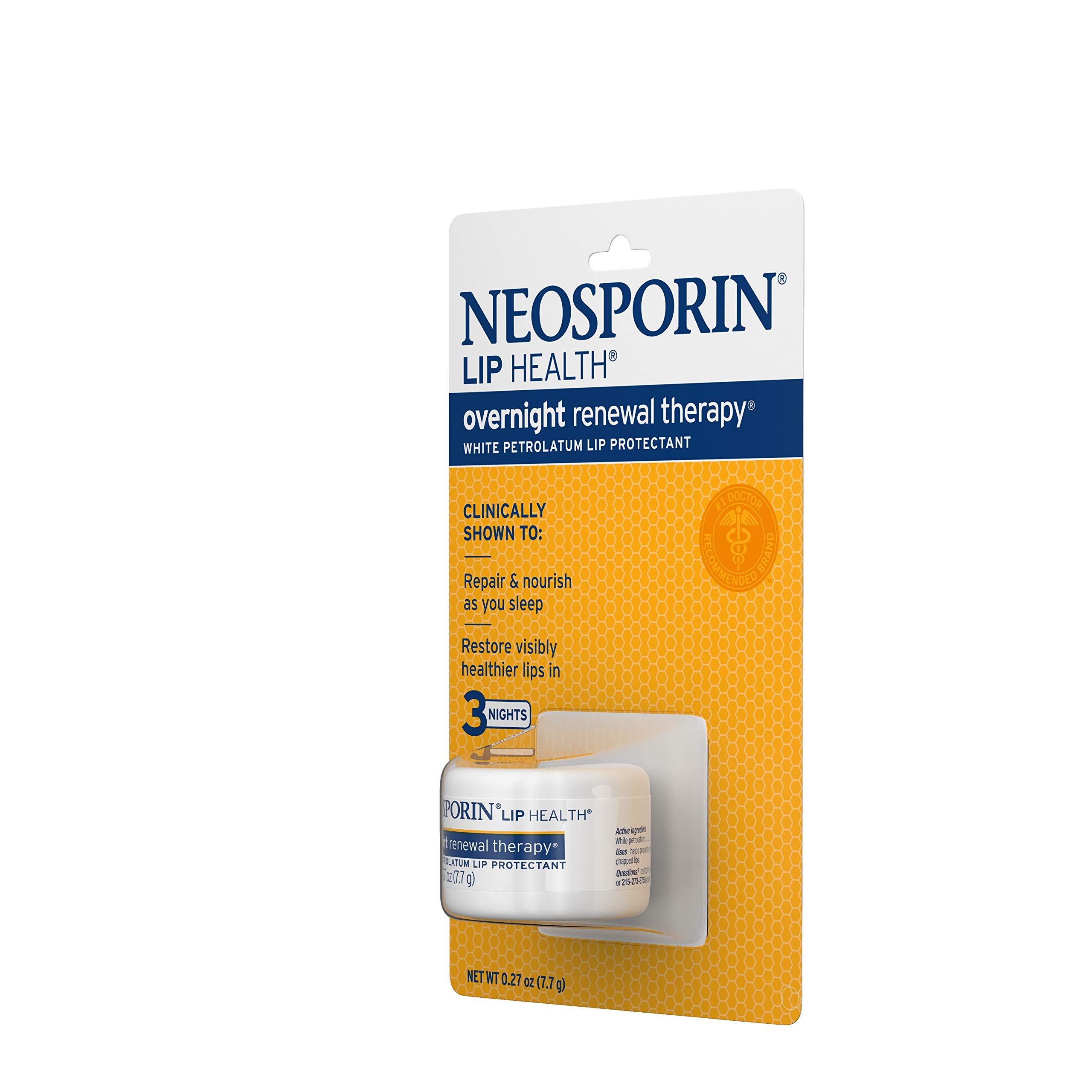 Neosporin Lip Health sin sabores artificiales ni parabenos, cuidado limpio