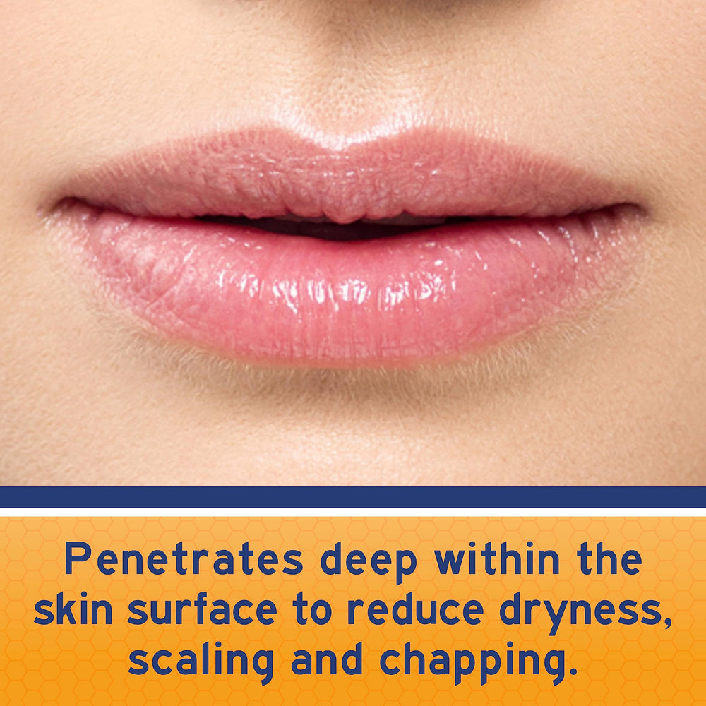 Neosporin Lip Health packaging on shelf for night routine
