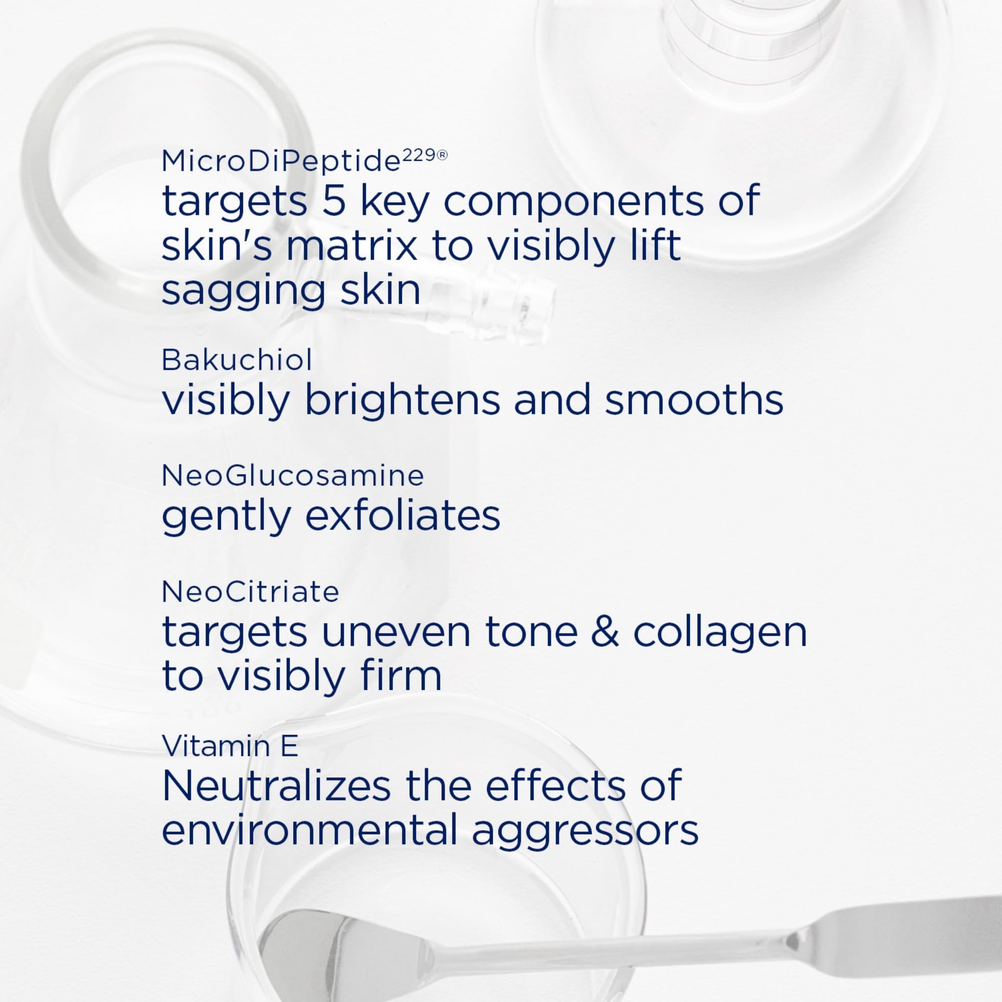 NEOSTRATA NeoGlucosamine ingredient highlight for smoothing neck area.