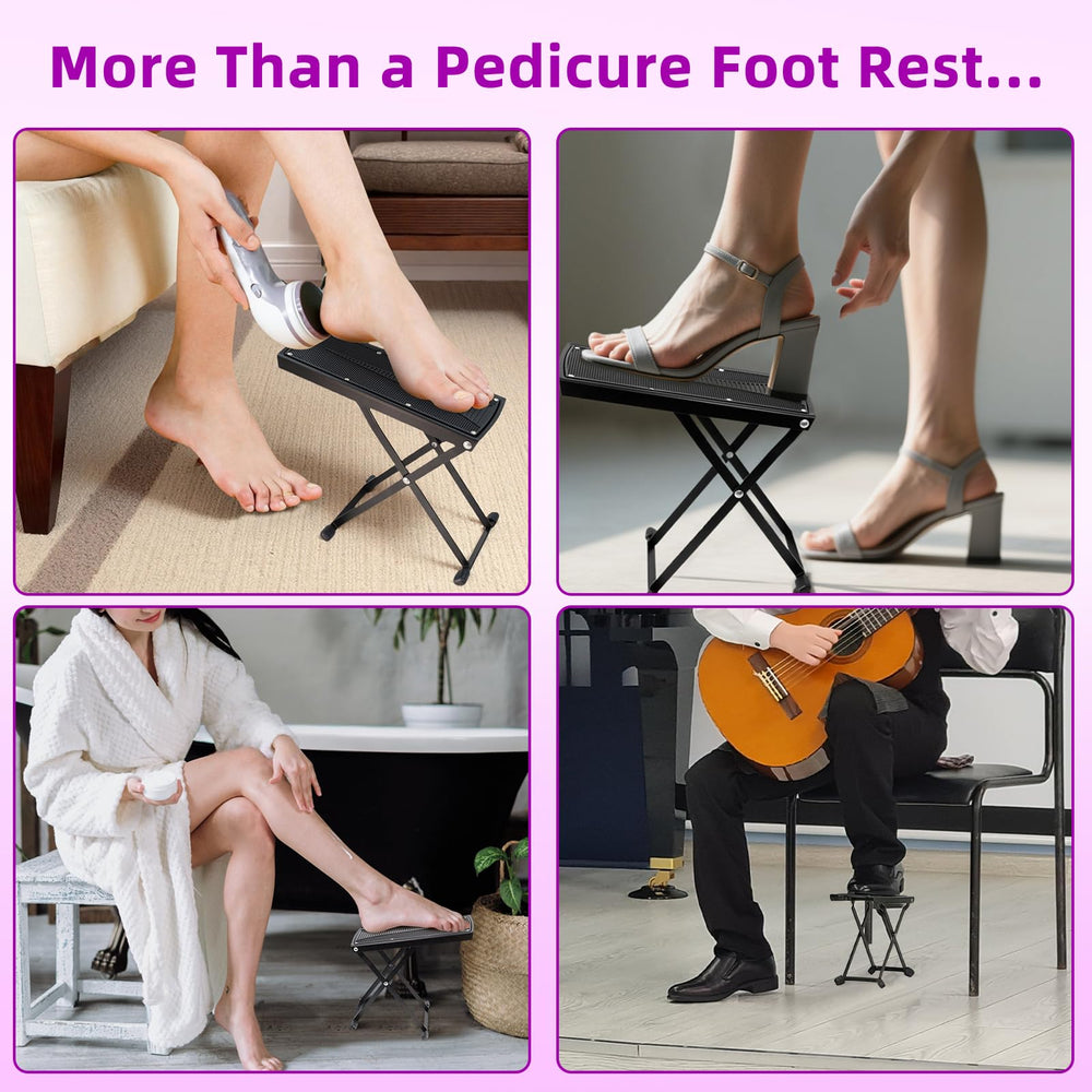 neotidy pedicure foot rest compact storage for clutter-free spaces