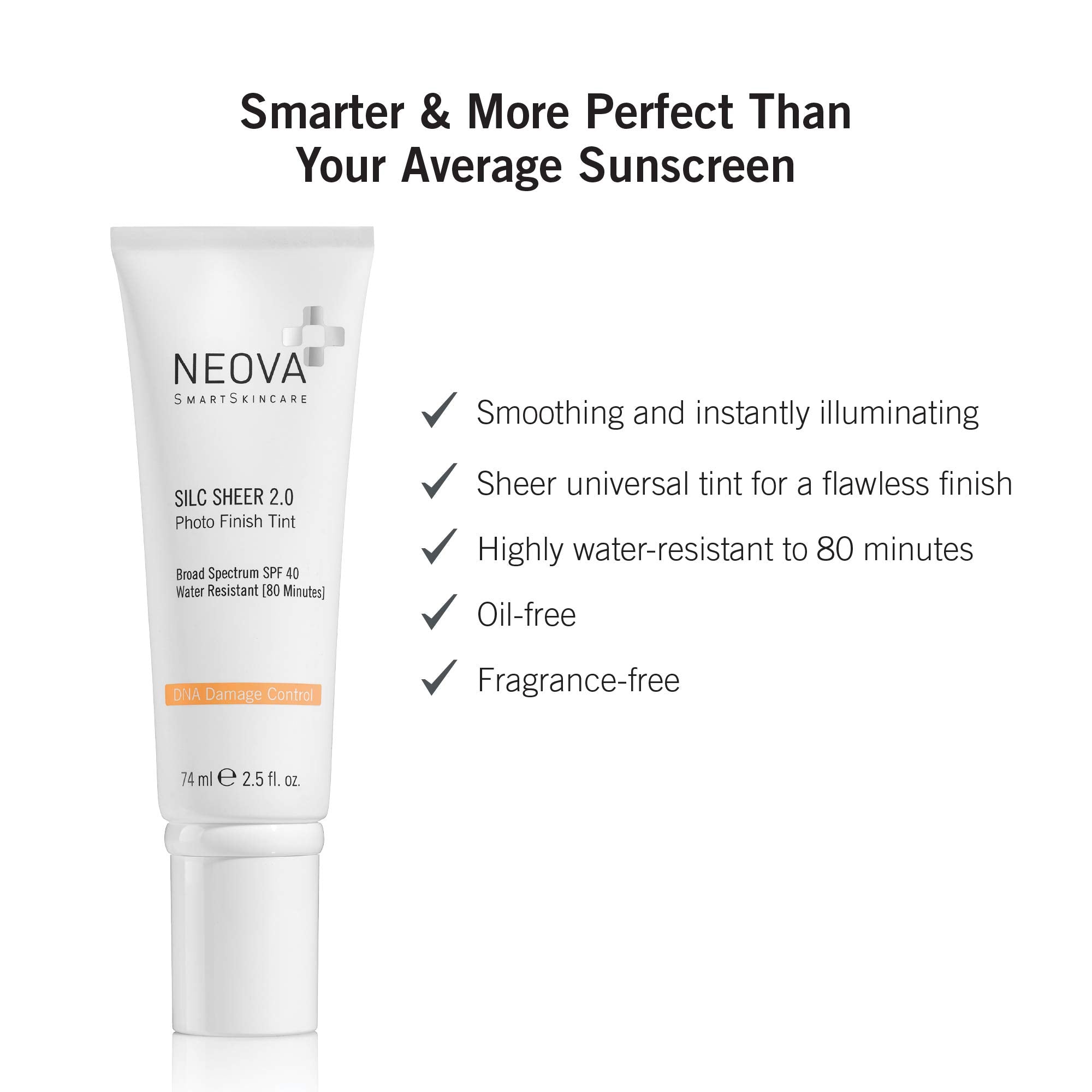 NEOVA Silc Sheer 2.0 close-up of pearlescent tint and texture