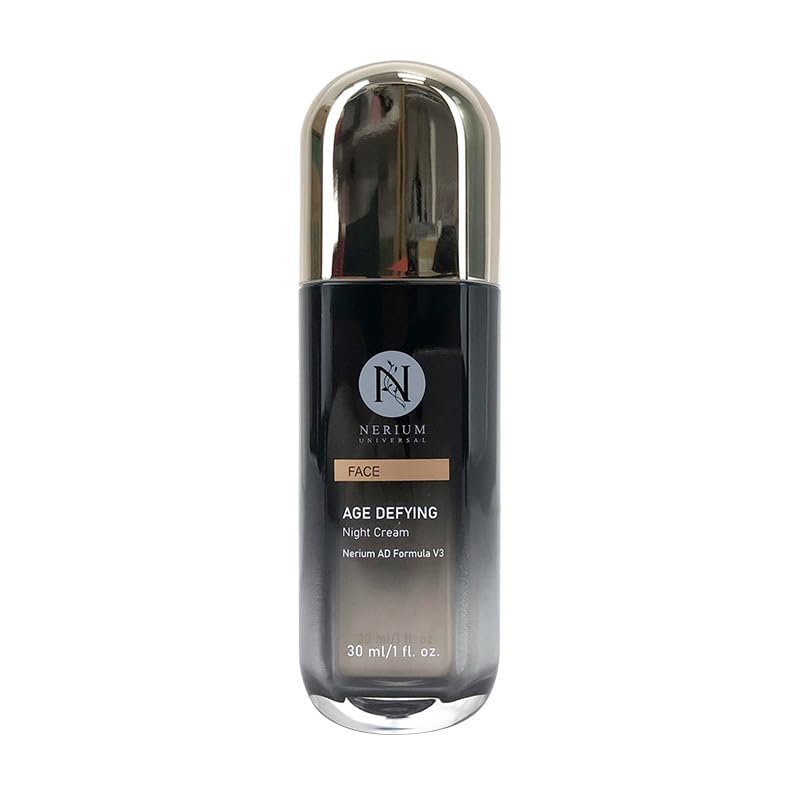Nerium Universal Night Cream texture close-up illustrating lightweight non-greasy feel for all skin types