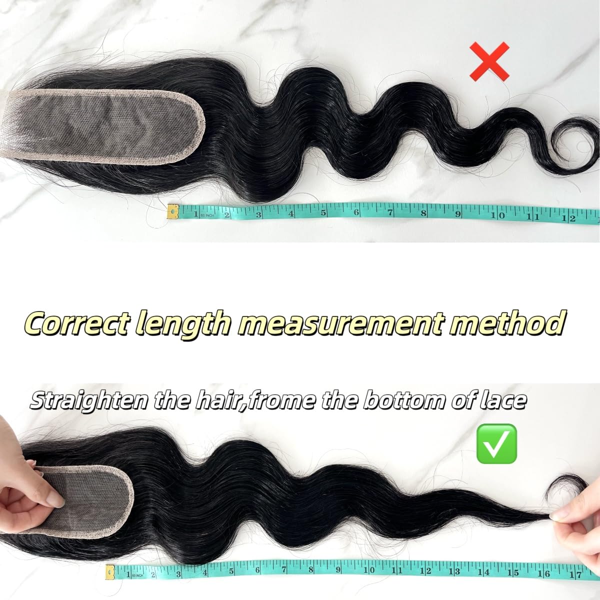 NERUMO Brazilian virgin hair closure offers versatile styling options
