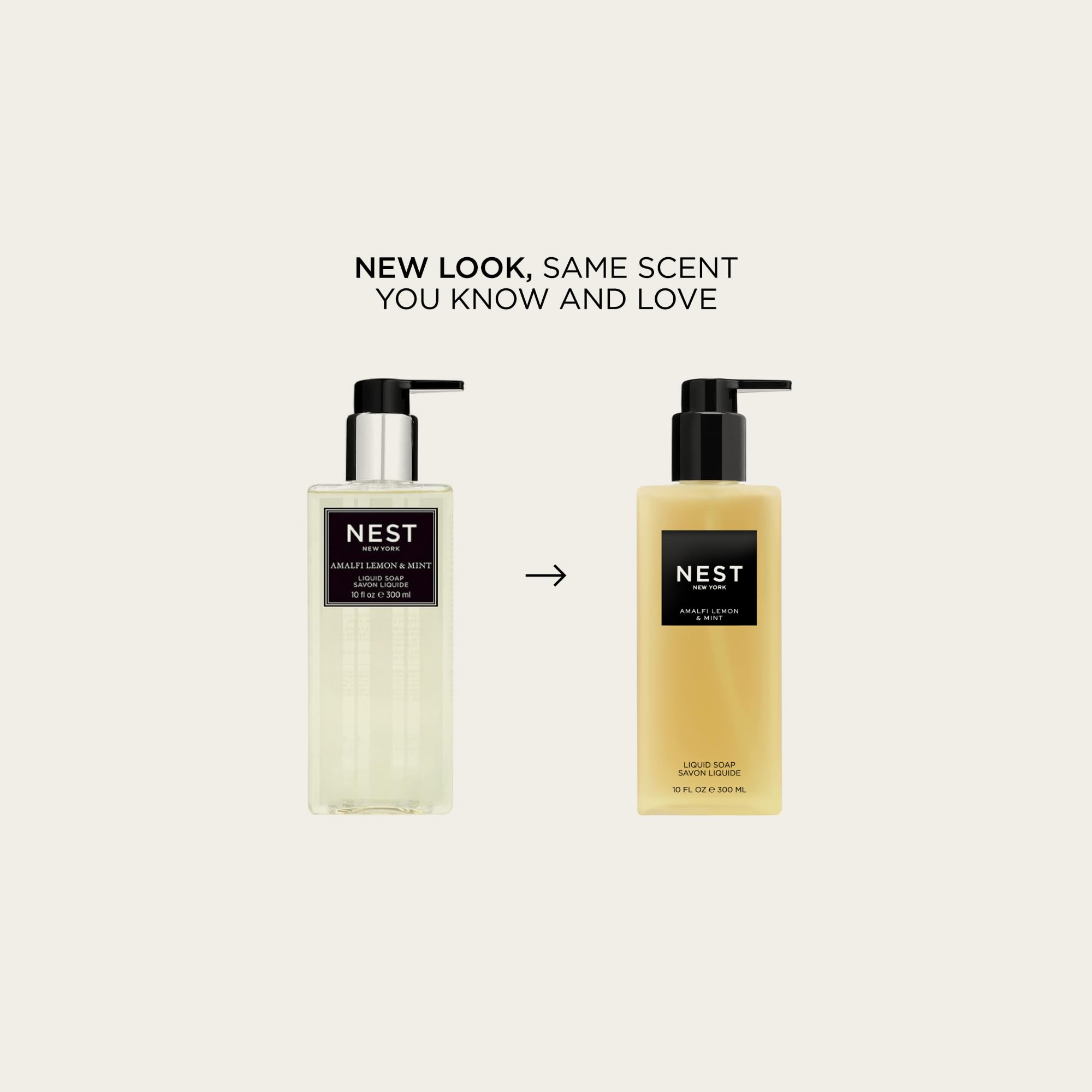 NEST New York Amalfi Lemon & Mint bottle pump in action for controlled dispensing