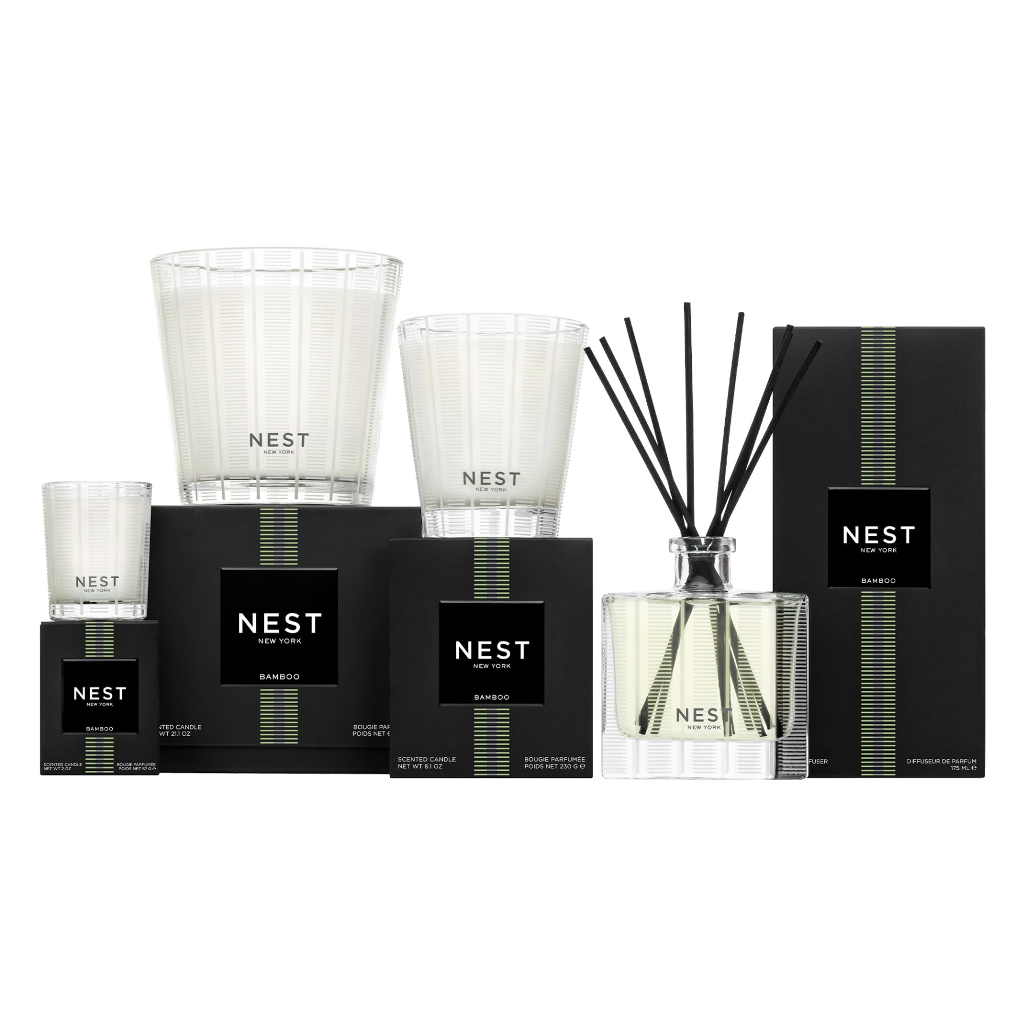 Nest New York bamboo liquid soap at a stylish sink setup for everyday rituals.