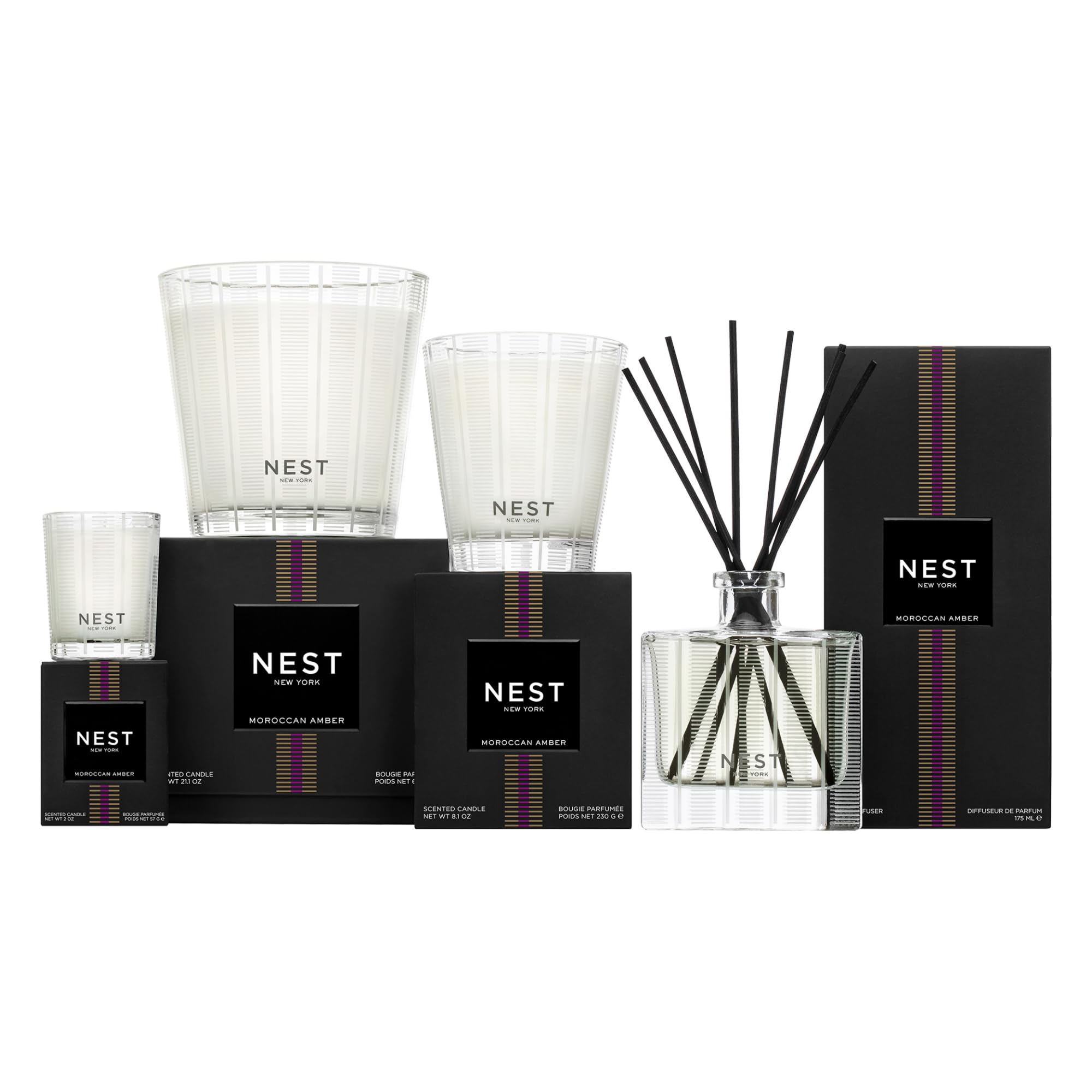 Nest New York Moroccan Amber pump-count graphic indicating 300 pumps.
