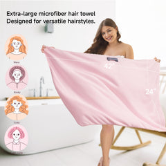 Netcken, detalle de fibra ultrafina suave y absorbente para el cabello.