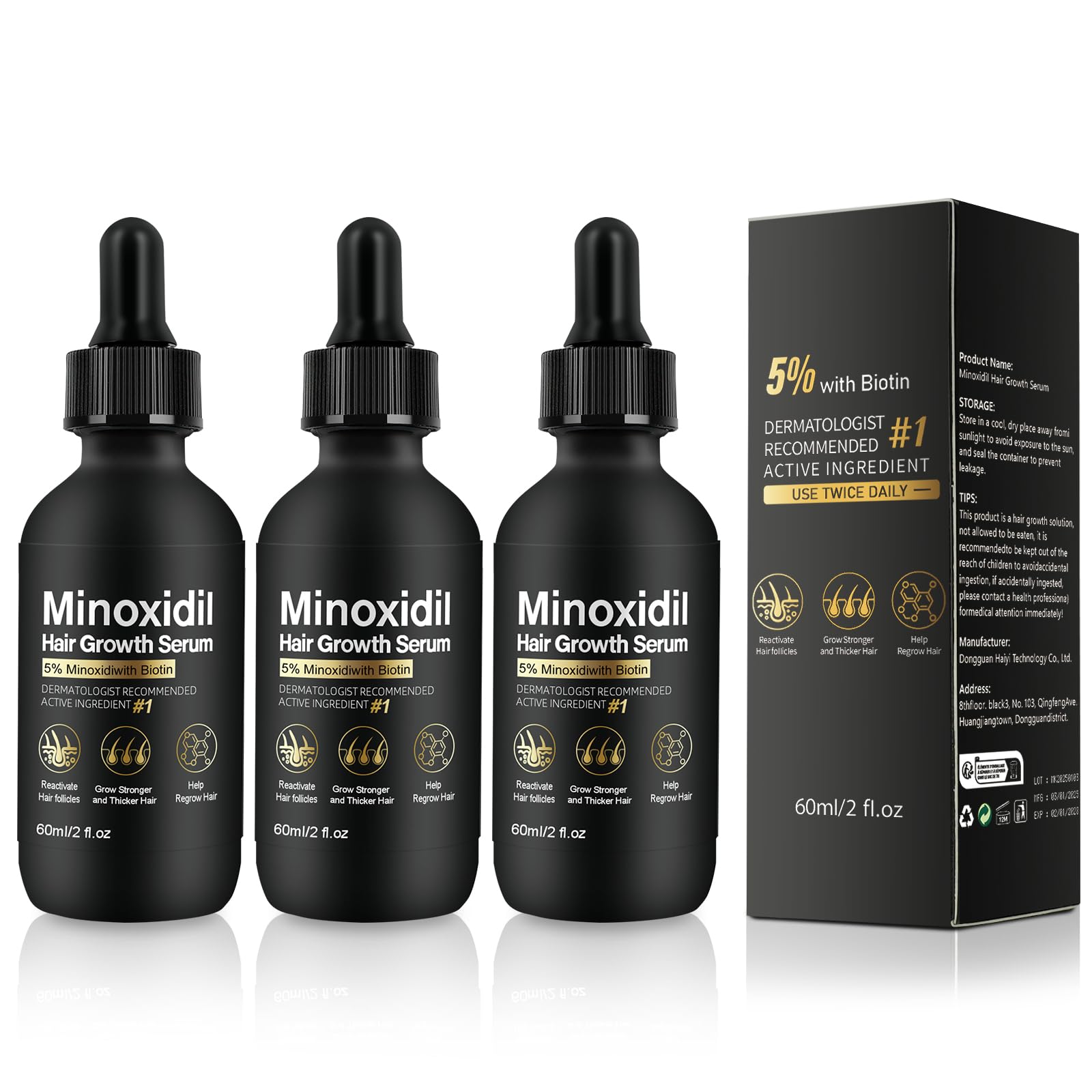 NETYIYUN Minoxidil for Women bottle targets thinning scalp areas
