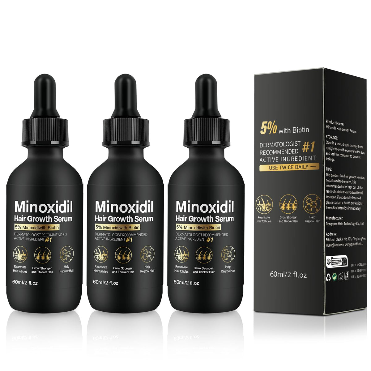 NETYIYUN Minoxidil for Women bottle targets thinning scalp areas