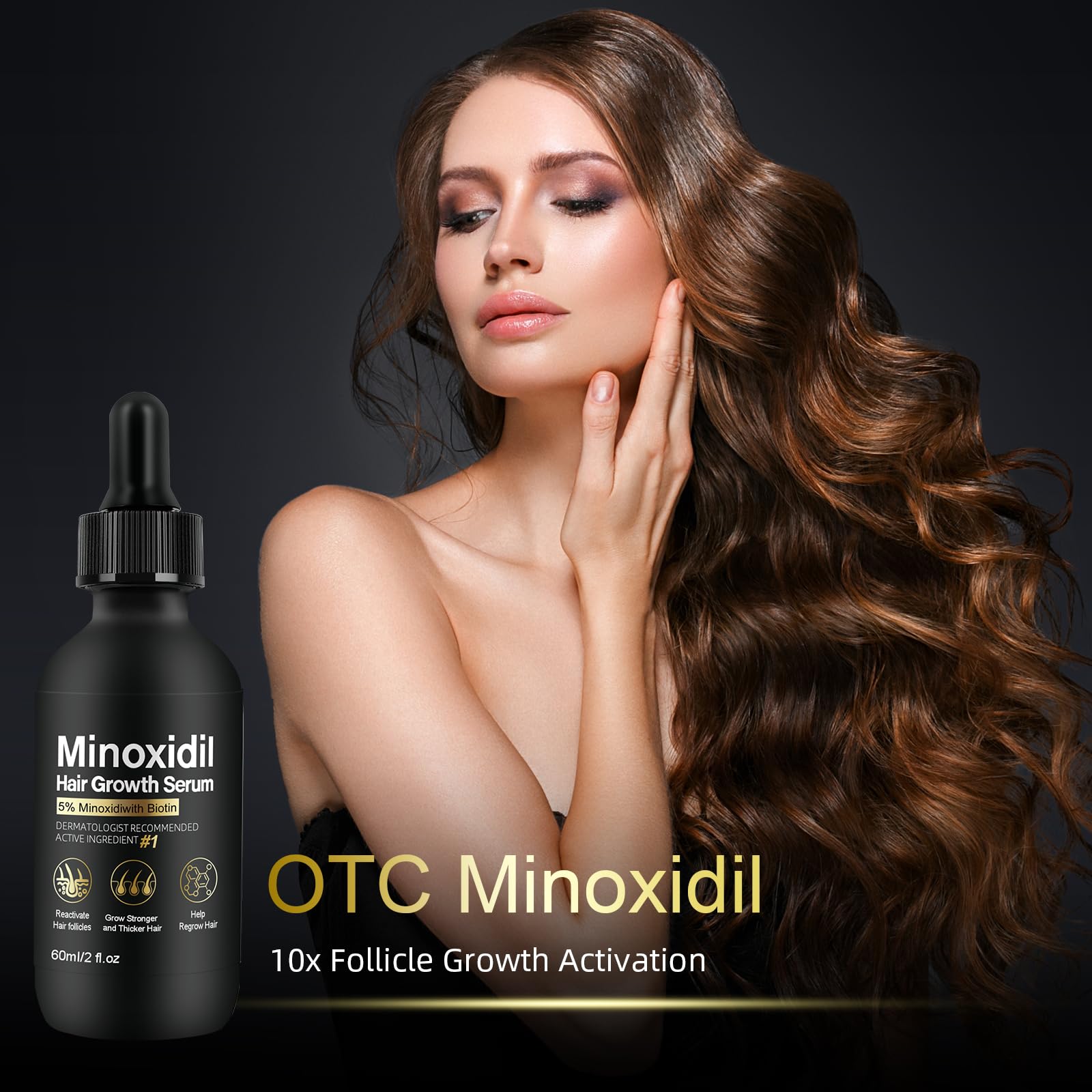 NETYIYUN Minoxidil for Women dropper facilitates precise dosing for consistent use