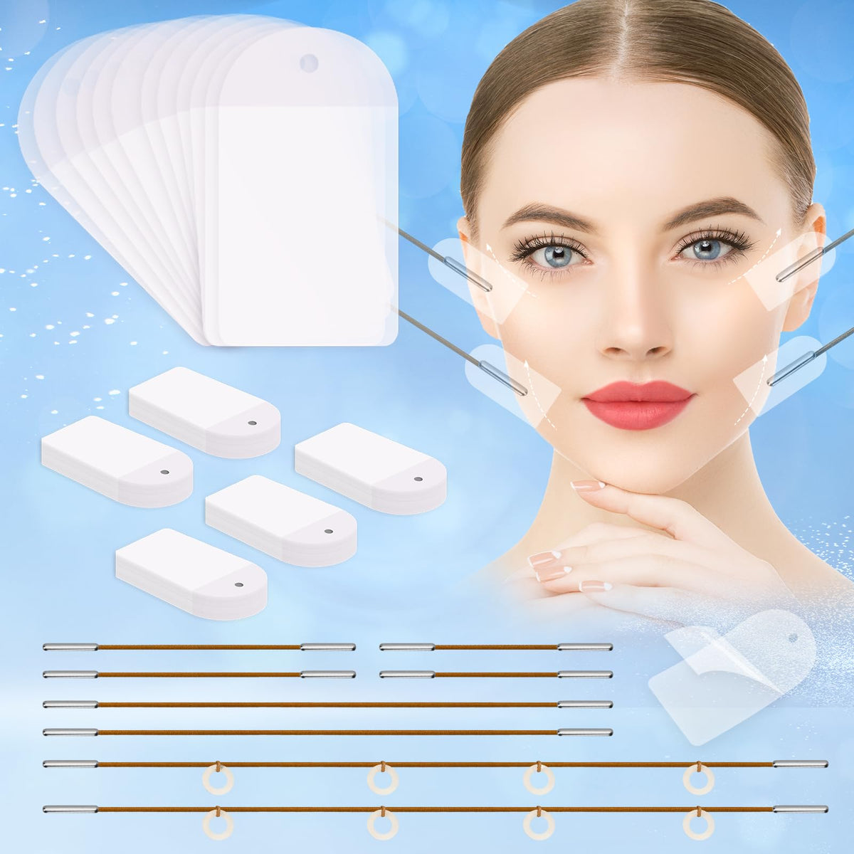 Netlkjonk cinta elevación contorno facial invisible para redefinir el contorno de la cara