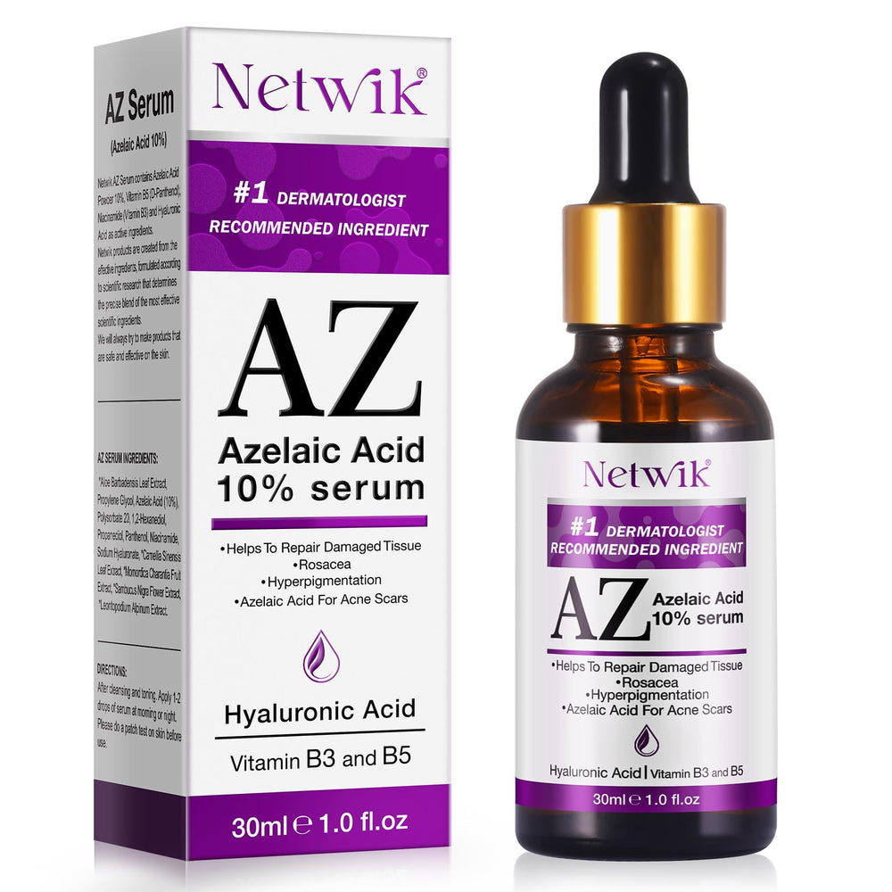 Netwik Azelaico 10% botella con gotero para piel propensa al acné