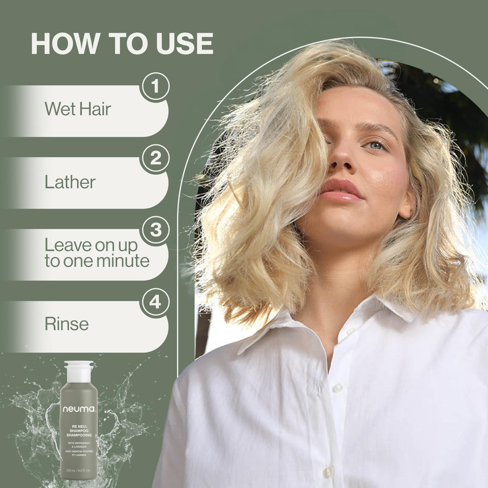 Neuma Re Neu daily-use routine demonstrates gentle cleansing