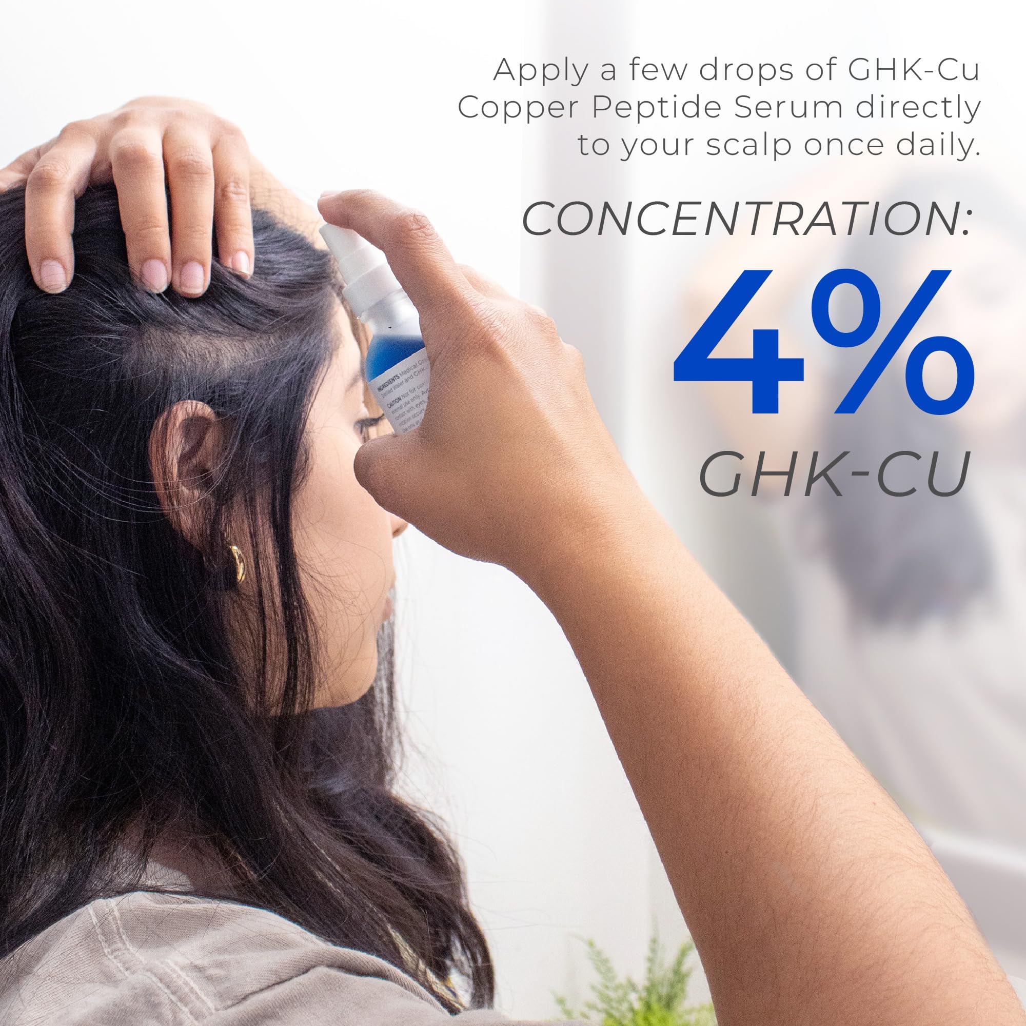 Neurogan GHK-Cu bottle on surface with premium packaging.