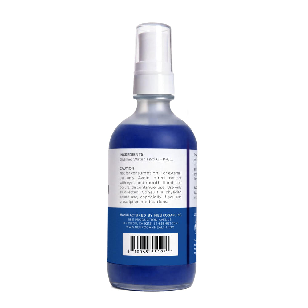 Neurogan GHK-Cu dropper application shows precise scalp treatment.