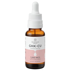 Neurogan GHK-Cu neck and face serum bottle for on-the-go hydration