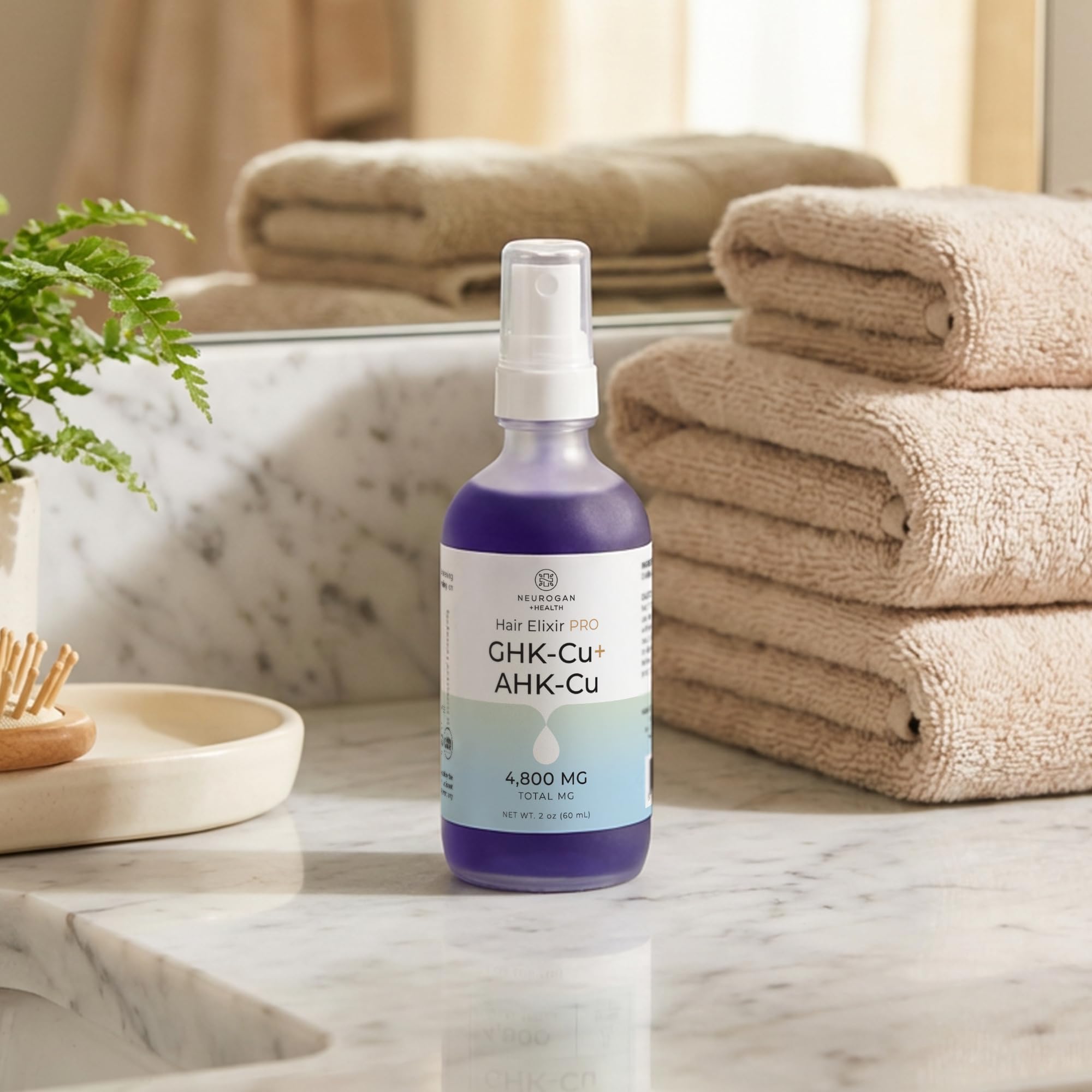 Neurogan minimalist packaging emphasizes simple beauty steps.