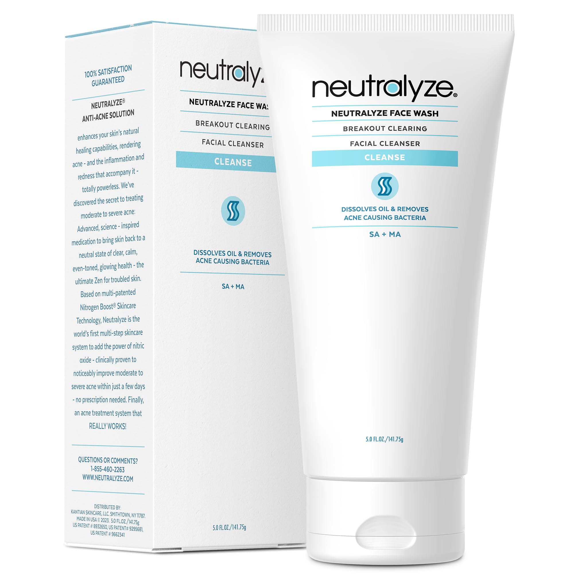 Neutralyze limpiador acne 2.0, limpieza profunda de poros y control de grasa