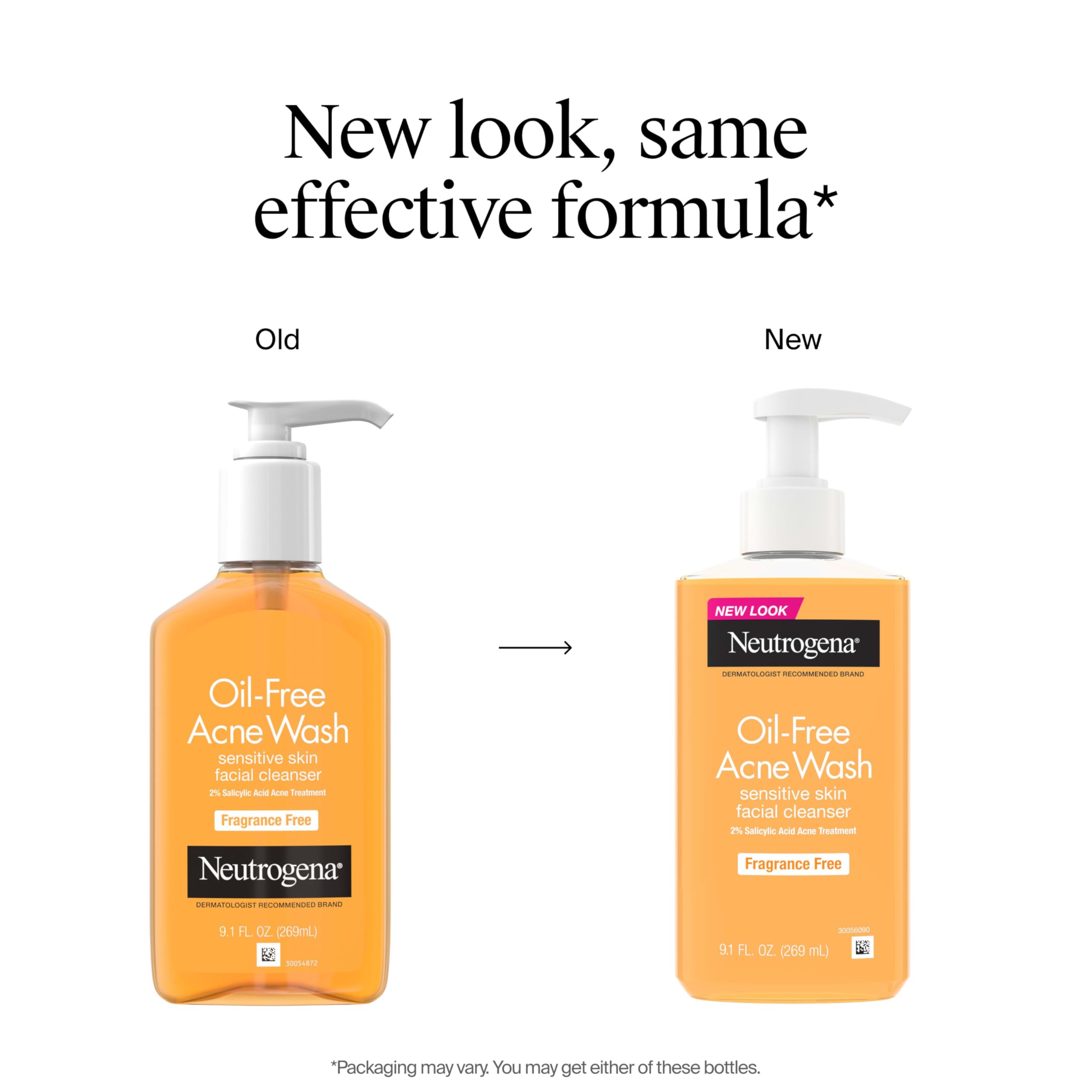 Neutrogena Limpiador con 2% ácido salicílico, penetración en poros para piel clara.