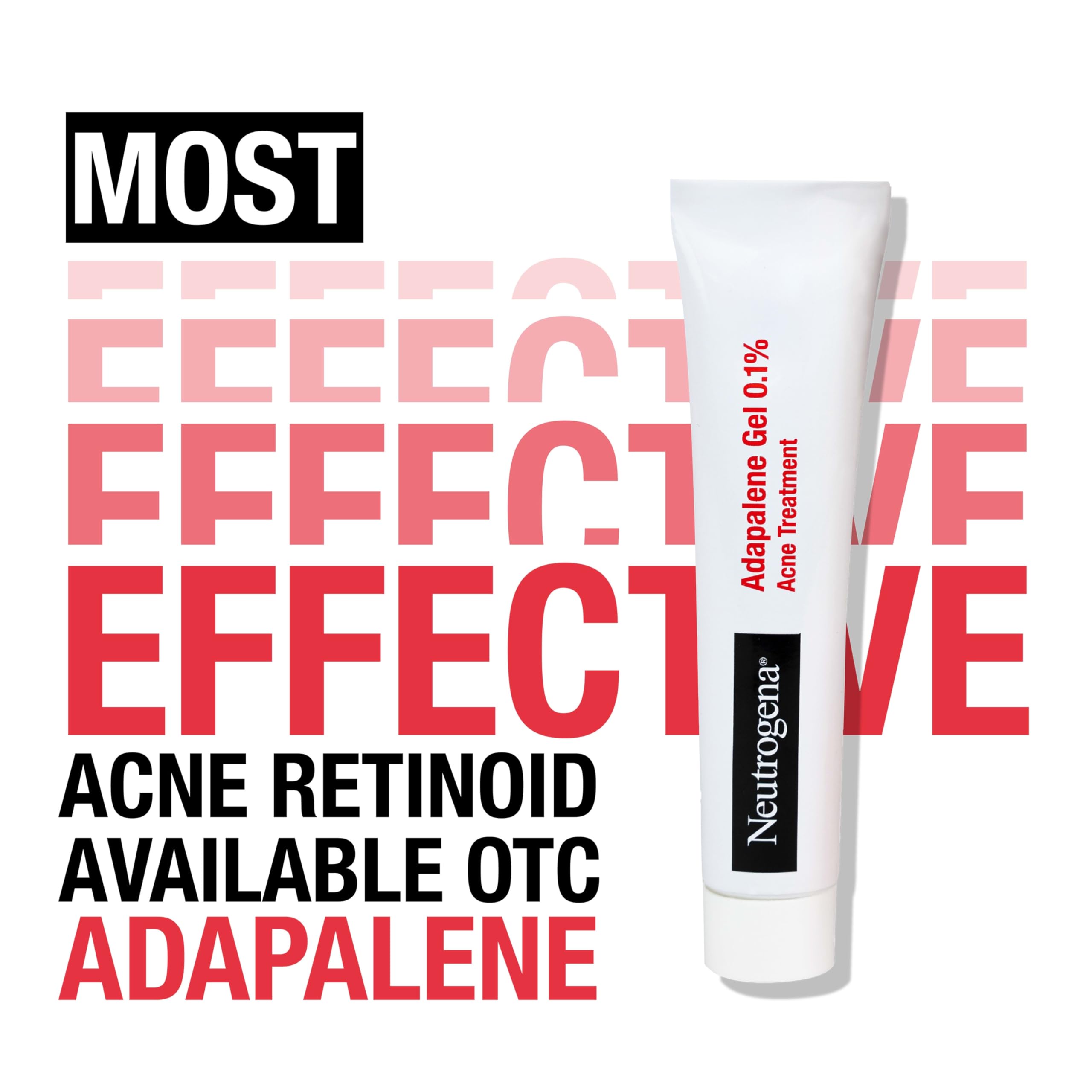 Aplicación diaria de Neutrogena Adapaleno 0.1% gel en piel limpia para prevenir poros.