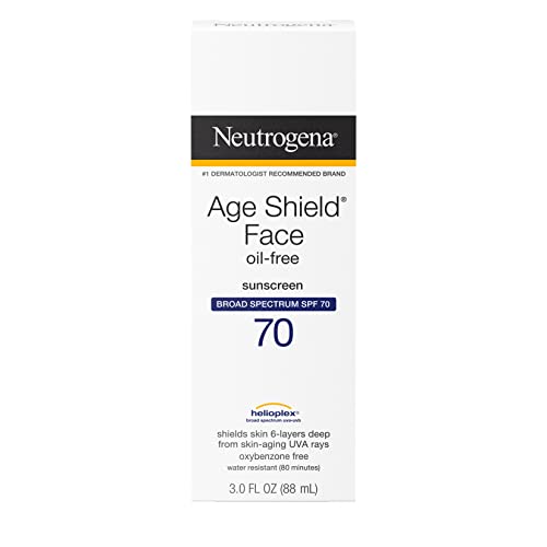 Acondicionadores de piel de Neutrogena Age Shield que hidratan.
