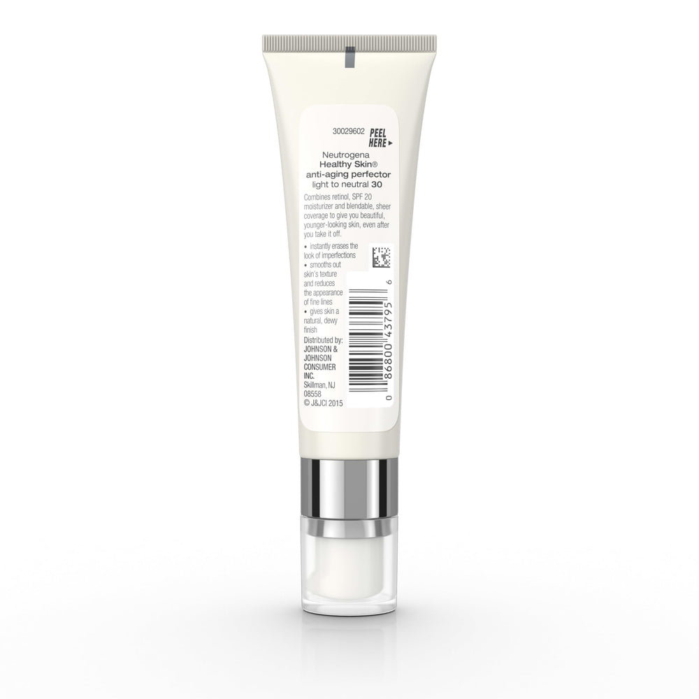 Neutrogena aplicación con dedos o esponja para cubrir uniformemente.