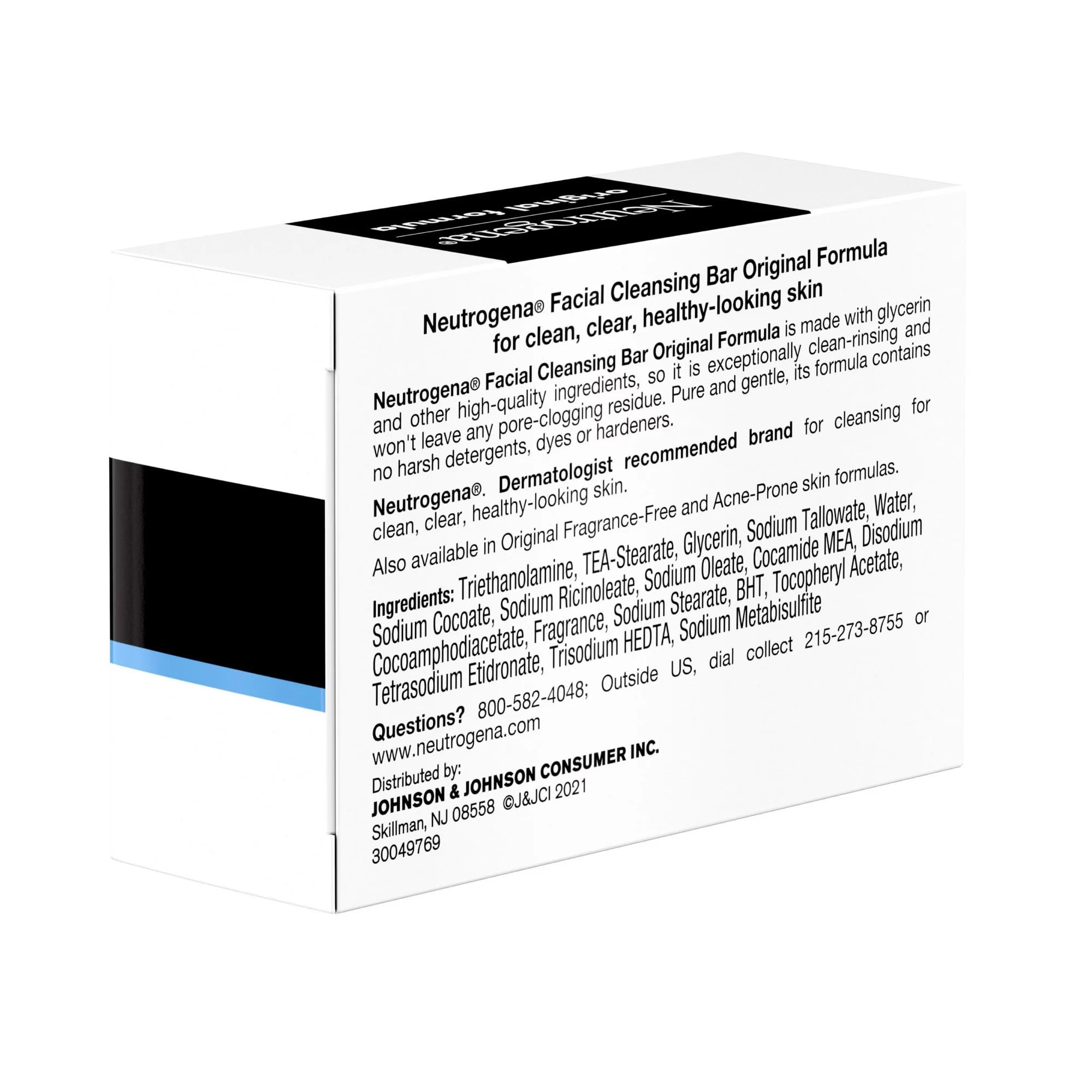 Neutrogena Barra Facial Original tamaño compacto, ideal para bolso y viaje.