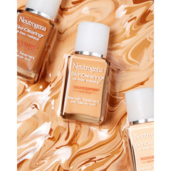 Neutrogena base en textura ligera que se mezcla fácilmente.