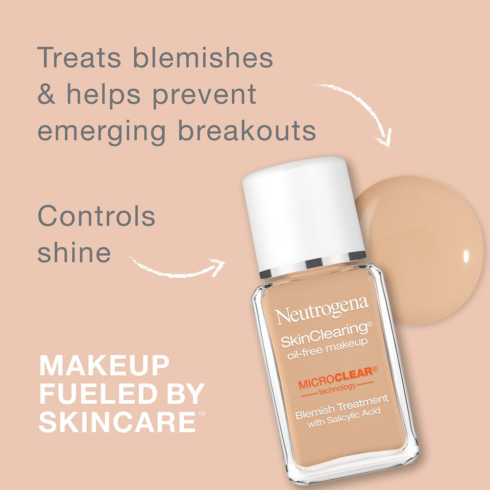 Neutrogena base con MicroClear para absorción rápida.
