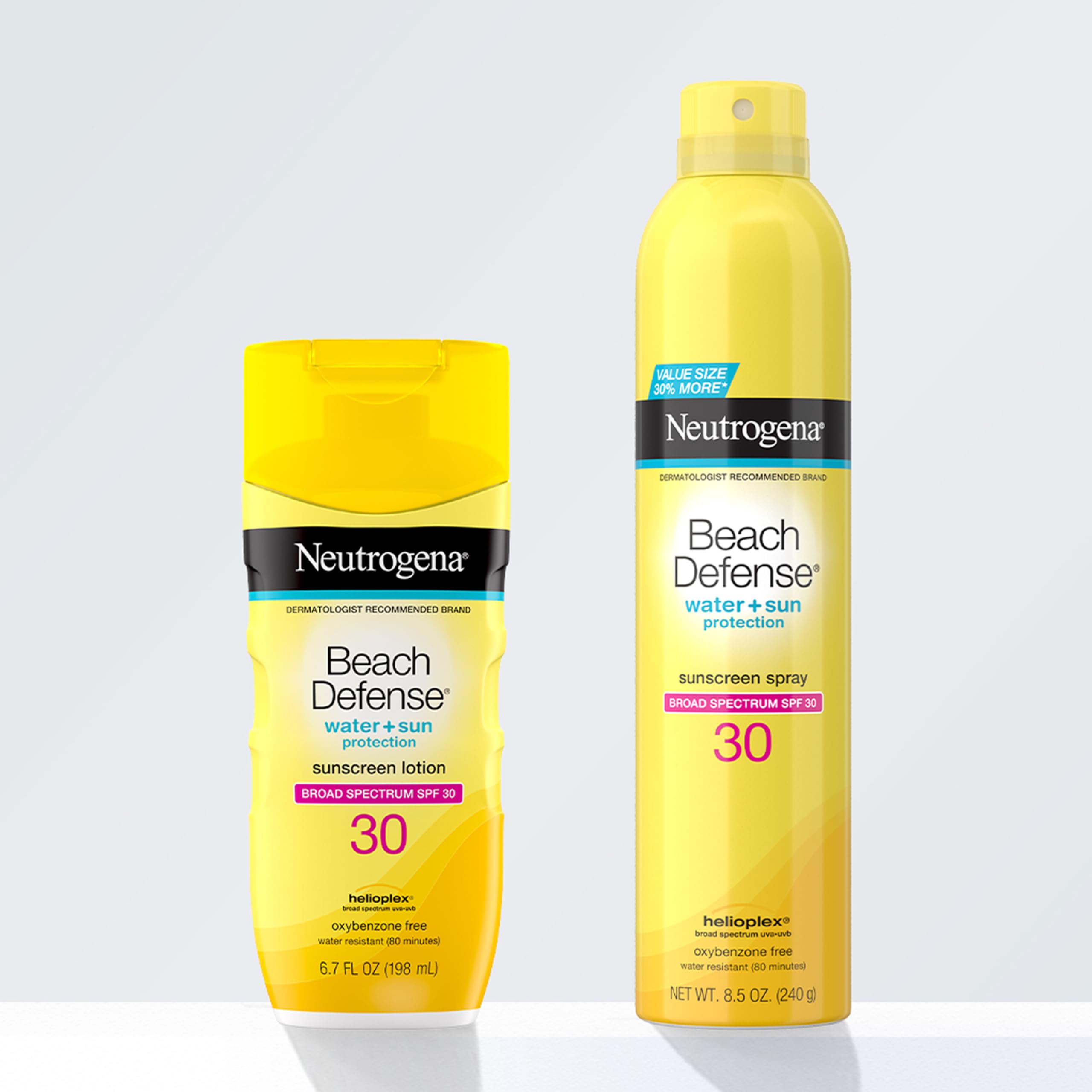 Neutrogena Beach Defense apto para uso en niños y familias